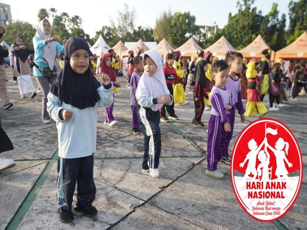 Hari Anak Nasional 2026 Riau Meriah, Zulkifli Syukur: Bangun Masa Depan Dimulai dari Anak